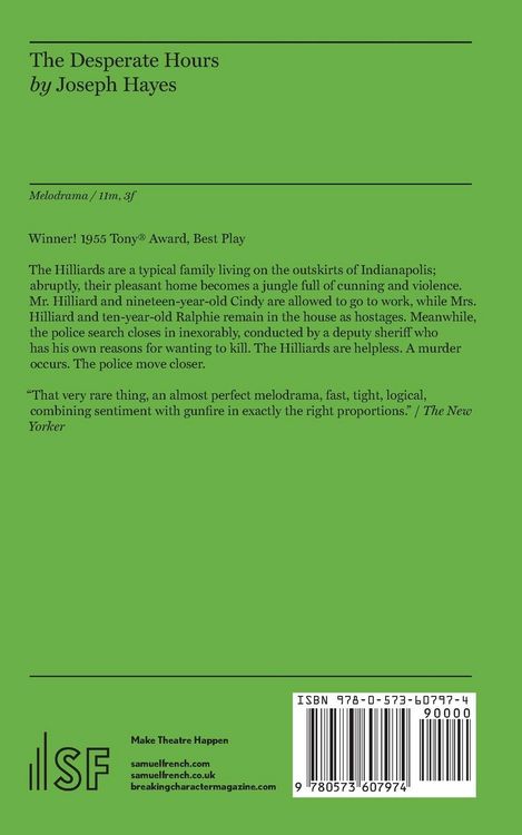Produktbild: The Desperate Hours