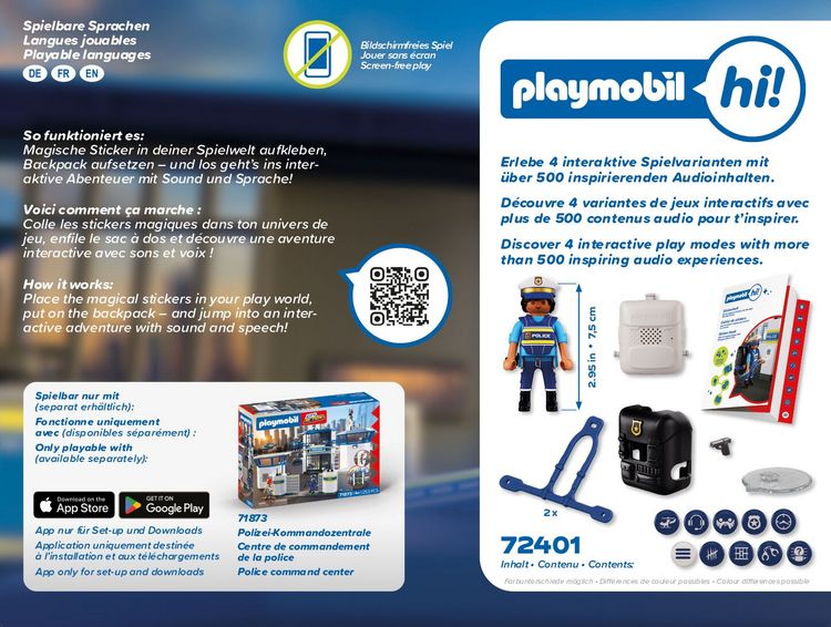 Produktbild: 72401 Activation Set "Polizei 71873"