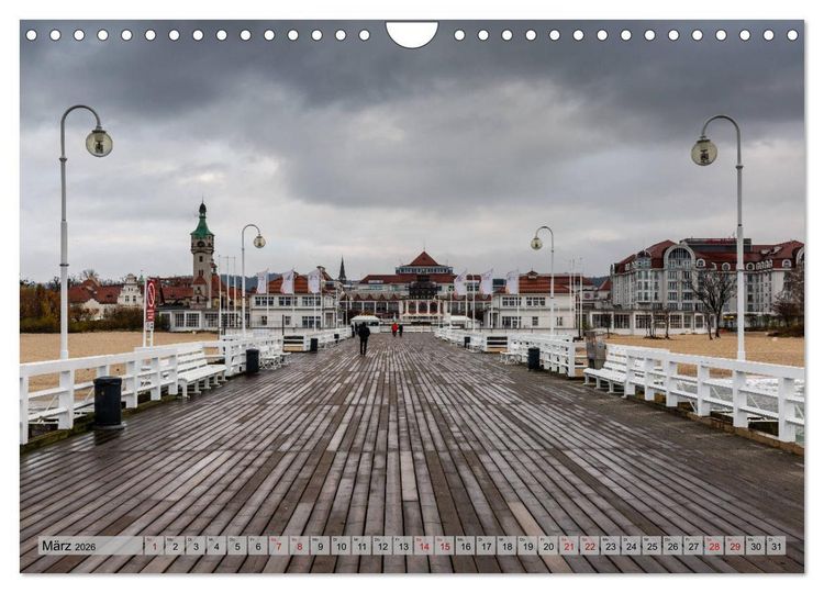 Produktbild: Dreistadt - Danzig, Gdingen, Zoppot (Wandkalender 2026 DIN A4 quer), CALVENDO Monatskalender