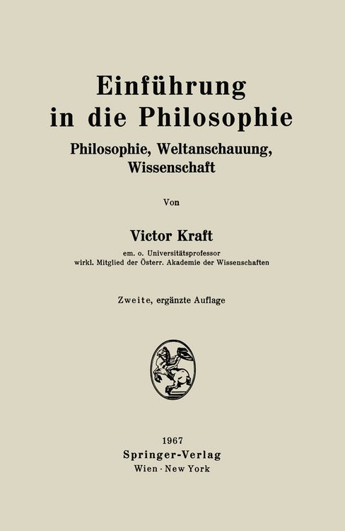Produktbild: Einf&uuml;hrung in die Philosophie