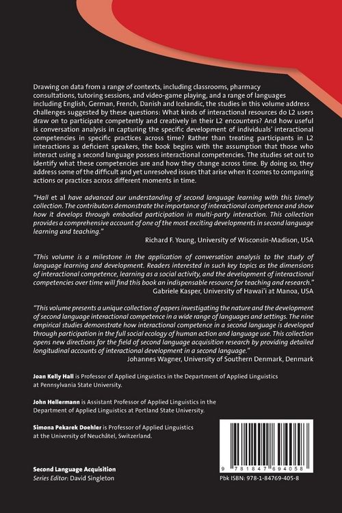 Produktbild: L2 Interactional Competence and Development