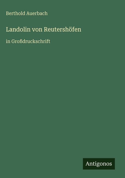 Produktbild: Landolin von Reutersh&ouml;fen