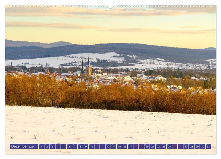 Produktbild: Duderstadt im Winter (Wandkalender 2027 DIN A2 quer), CALVENDO Monatskalender