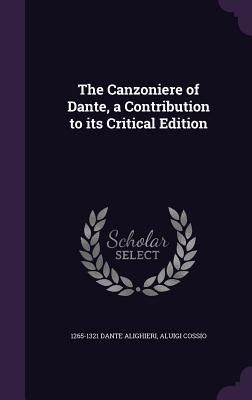 Produktbild: The Canzoniere of Dante, a Contribution to its Critical Edition