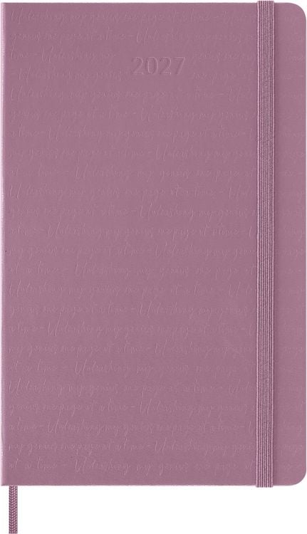 Produktbild: Moleskine 12 Monate Tageskalender 2027, Large/A5, 1 Tag = 1 Seite, fester Einband, Majest&auml;tisches Pink