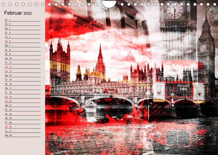 Produktbild: STADTSZENEN Modern und dekorativ (Wandkalender 2022 DIN A4 quer)