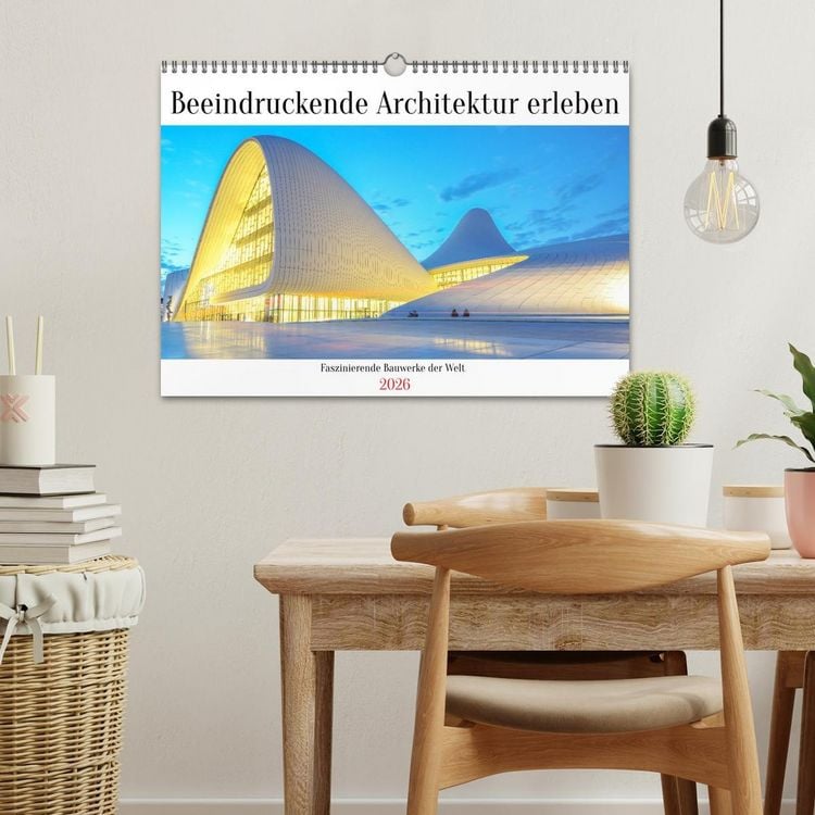 Produktbild: Beeindruckende Architektur erleben (Wandkalender 2026 DIN A3 quer), CALVENDO Monatskalender