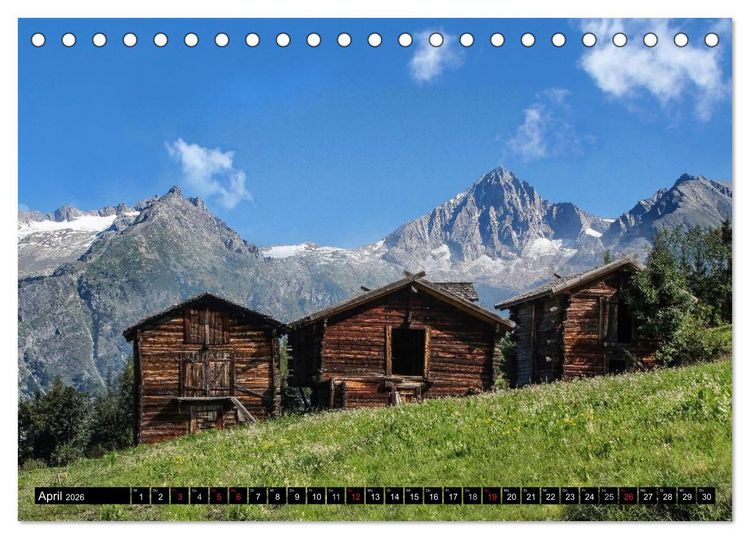Produktbild: Bellevue Schweiz (Tischkalender 2026 DIN A5 quer), CALVENDO Monatskalender