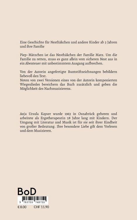 Produktbild: Piep-M&auml;tzchen