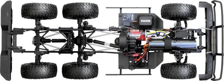 Produktbild: Reely FreeMen 2.0 6x6 Brushed 1:10 RC Modellauto Elektro Crawler Allradantrieb (6WD) 100% Premium RtR 2,4GHz inkl. Akku