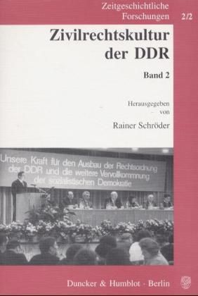 Produktbild: Zivilrechtskultur der DDR.