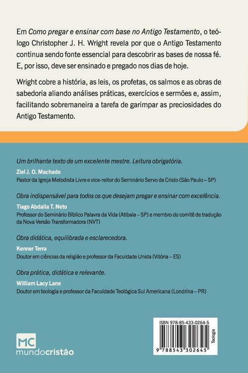 Produktbild: Como pregar e ensinar com base no Antigo Testamento