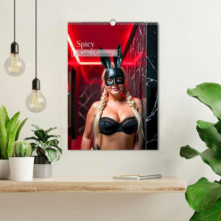 Produktbild: Spicy - Kinky Fantasien (Wandkalender 2026 DIN A3 hoch), CALVENDO Monatskalender