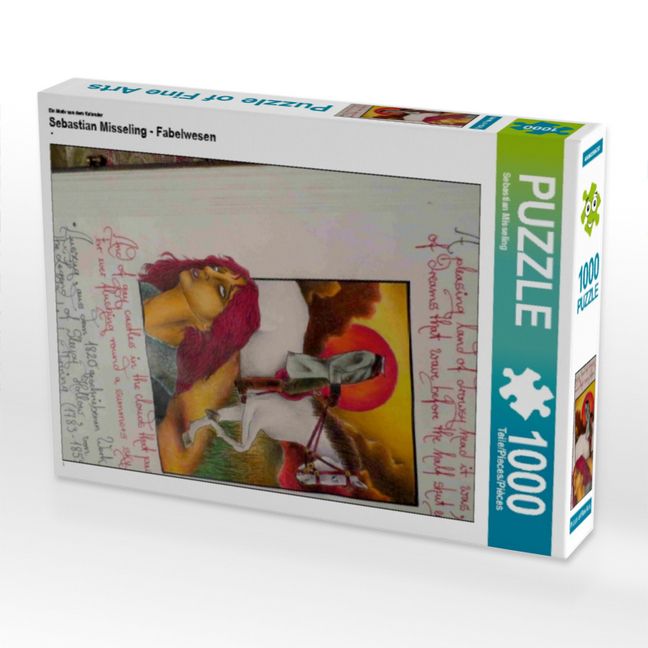 Produktbild: CALVENDO Puzzle Ein Motiv aus dem Kalender Sebastian Misseling - Fabelwesen | 1000 Teile Lege-Gr&ouml;&szlig;e 64x48cm Foto-Puzzle f&uuml;r gl&uuml;ckliche Stunden