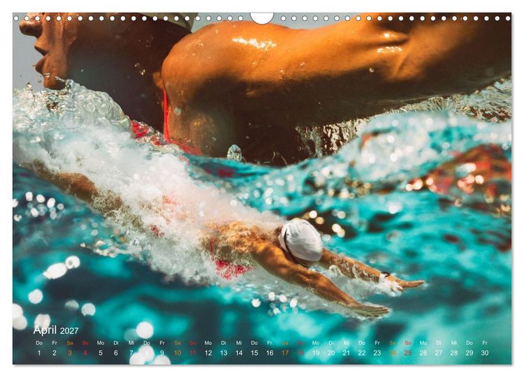 Produktbild: SCHWIMMGL&Uuml;CK (Wandkalender 2027 DIN A3 quer), CALVENDO Monatskalender