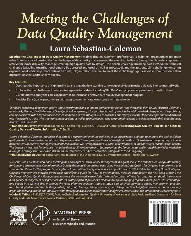Produktbild: Sebastian-Coleman, L: Meeting the Challenges of Data Quality