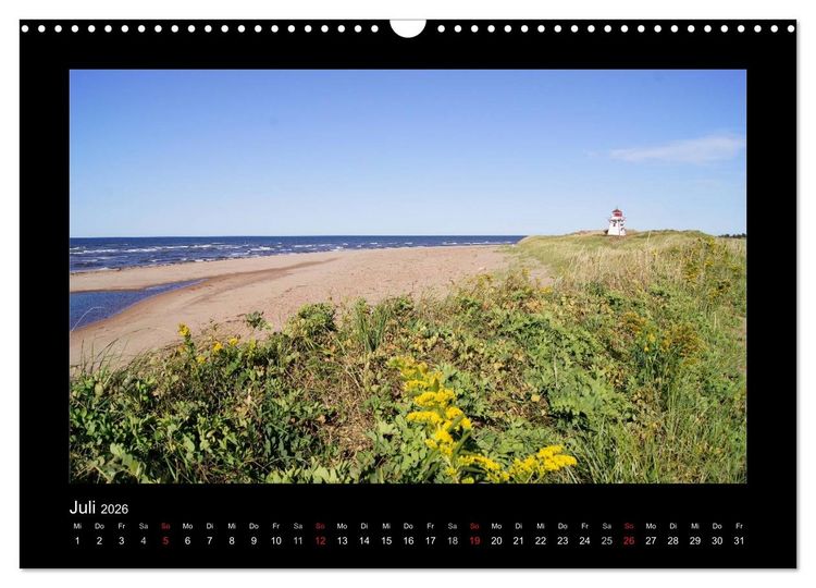 Produktbild: Nova Scotia & Prince Edward Island (Wandkalender 2026 DIN A3 quer), CALVENDO Monatskalender