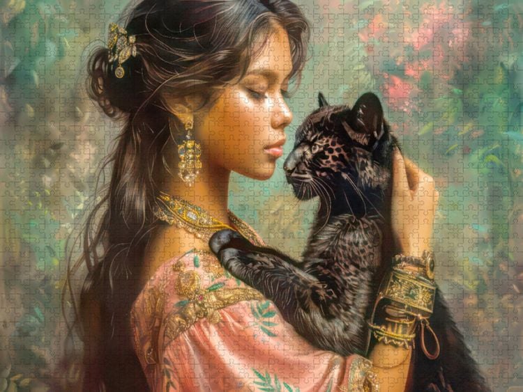 Produktbild: CALVENDO Puzzle Tierische Liebe | 1000 Teile Lege-Gr&ouml;&szlig;e 64x48cm Foto-Puzzle f&uuml;r gl&uuml;ckliche Stunden