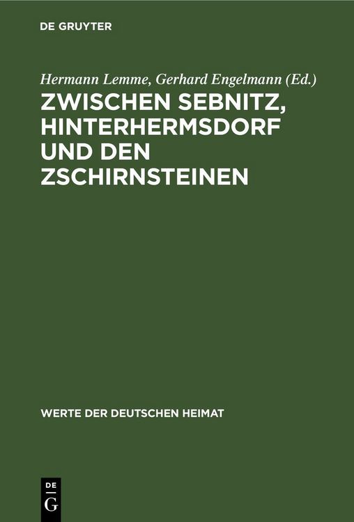 Produktbild: Zwischen Sebnitz, Hinterhermsdorf und den Zschirnsteinen