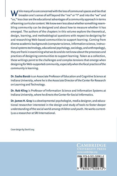 Produktbild: Designing for Virtual Communities in the Service of Learning