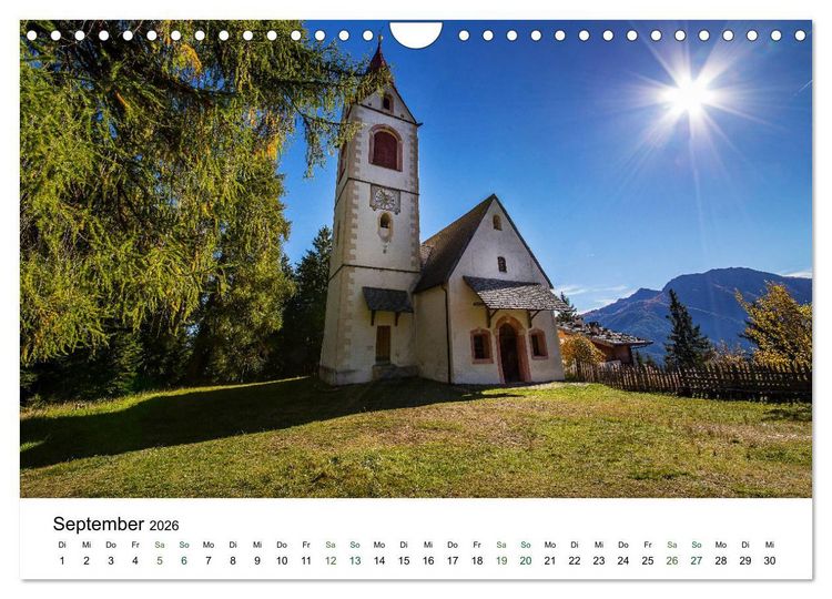 Produktbild: Ultental - Ein Jahr in Bildern (Wandkalender 2026 DIN A4 quer), CALVENDO Monatskalender