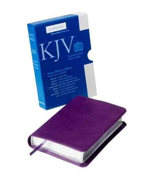 Produktbild: KJV Pocket Reference Bible, Purple Imitation Leather, Red-letter Text, KJ242