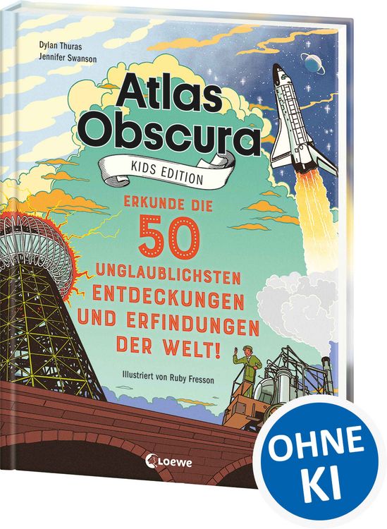 Produktbild: Atlas Obscura Kids Edition - Erkunde die 50 unglaublichsten Entdeckungen und Erfindungen der Welt!