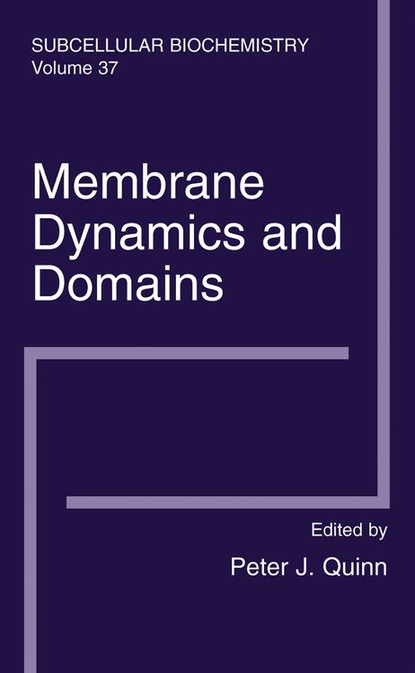 Produktbild: Membrane Dynamics and Domains