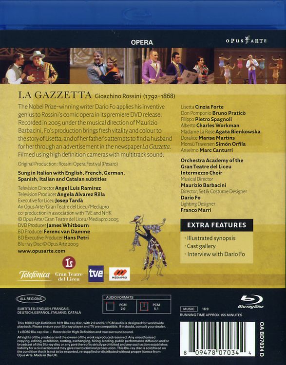 Produktbild: Rossini - La Gazzetta