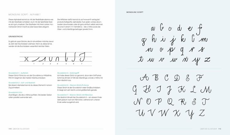 Kalligrafie – Alphabete für jeden Anlass