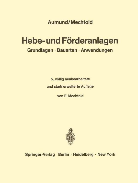 Produktbild: Hebe- und F&ouml;rderanlagen
