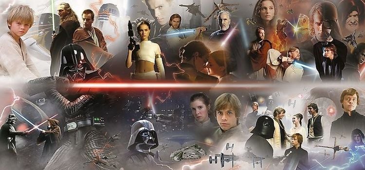 Produktbild: UFT Puzzle 9000- Star Wars - The Story of Darth Vader"(WY. INTERNET) / Star Wars Mix 70%