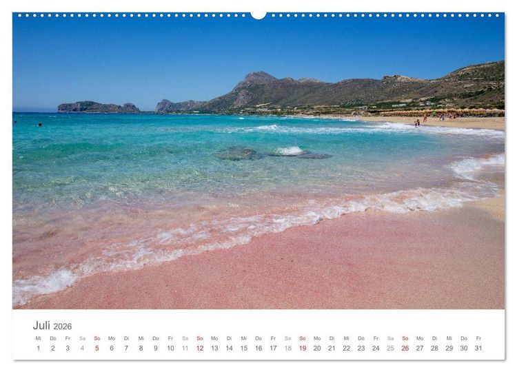 Produktbild: Kreta - Naturlandschaften (Wandkalender 2026 DIN A2 quer), CALVENDO Monatskalender