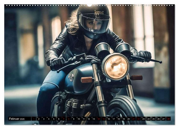 Produktbild: Urban Biker (hochwertiger Premium Wandkalender 2026 DIN A2 quer), Kunstdruck in Hochglanz