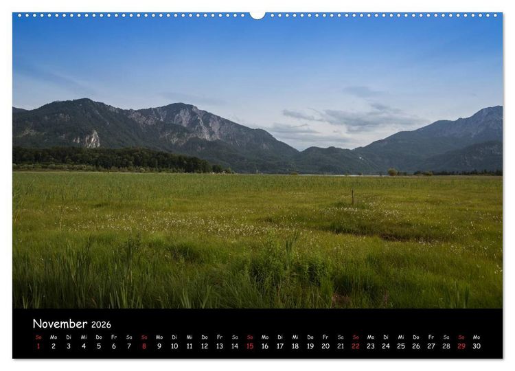 Produktbild: Sch&ouml;nes Oberbayern (hochwertiger Premium Wandkalender 2026 DIN A2 quer), Kunstdruck in Hochglanz