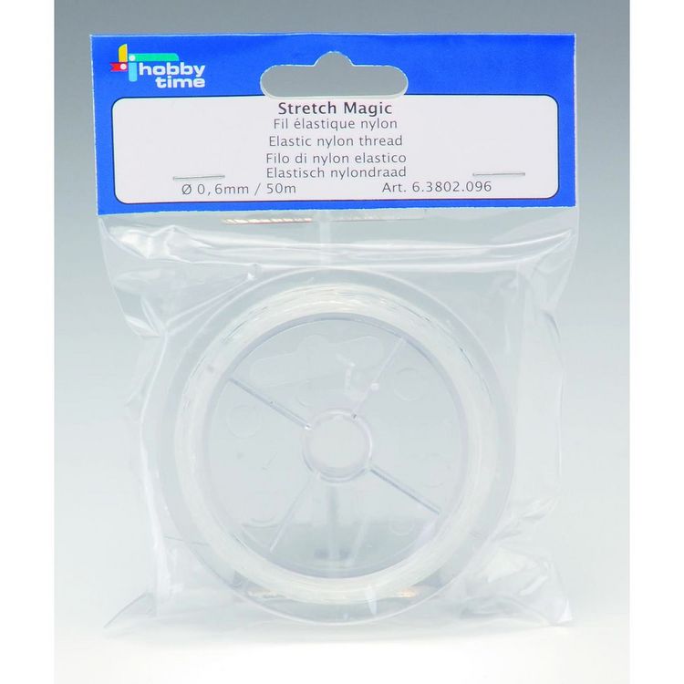 Produktbild: GLOREX Elastic Nylon Stretch Magic 0,6mmx50m
