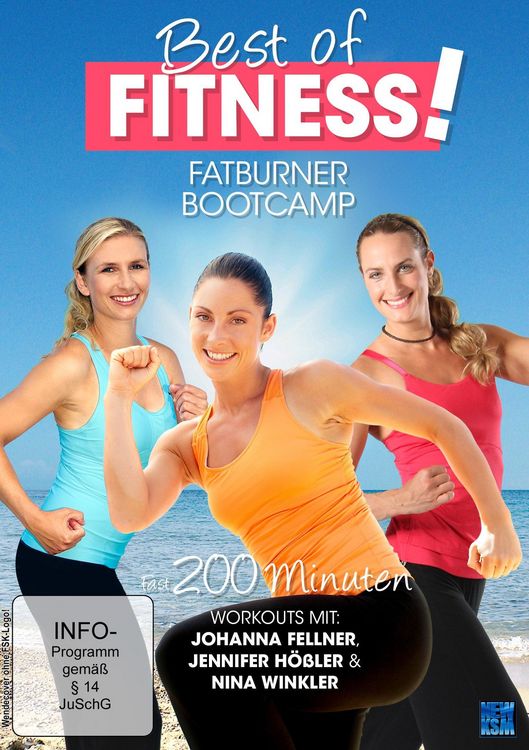 Produktbild: Best of Fitness - Fatburner Bootkamp - 3auf1 (Fellner, Winkler, H&ouml;&szlig;ler)