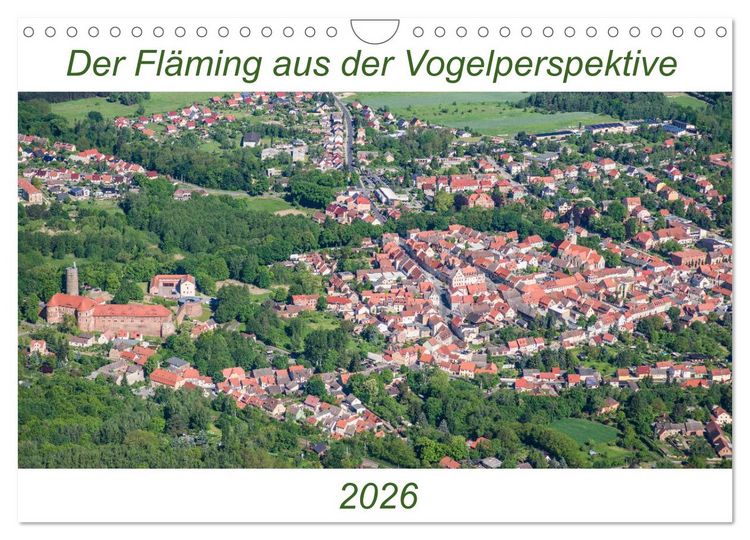 Produktbild: Der Fl&auml;ming aus der Vogelperspektive (Wandkalender 2026 DIN A4 quer), CALVENDO Monatskalender