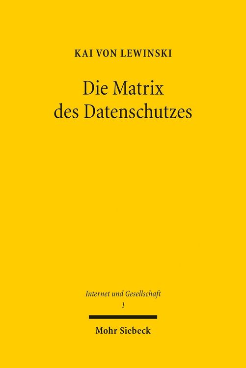 Produktbild: Die Matrix des Datenschutzes