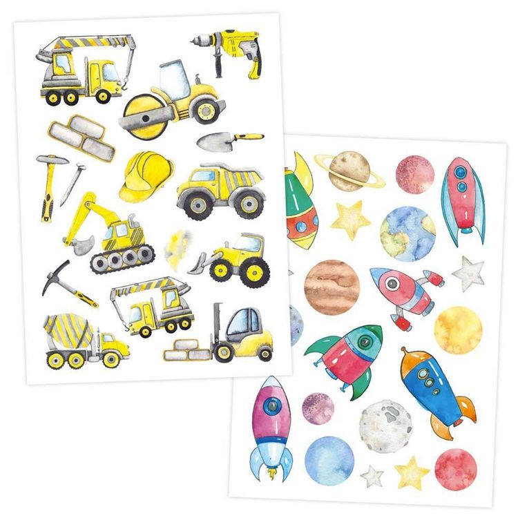 Produktbild: 100 Kinder-Tattoos 'Berufe'