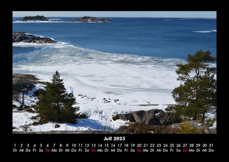 Produktbild: Meereslandschaft 2025 Fotokalender DIN A3