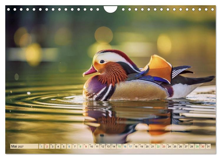 Produktbild: Die buntesten Tiere - Weltweit (Wandkalender 2027 DIN A4 quer), CALVENDO Monatskalender