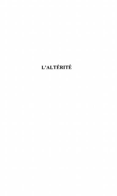 Produktbild: L'alterite