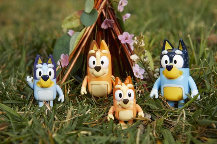 Produktbild: BLUEY Figuren-4er-Pack (Familie)