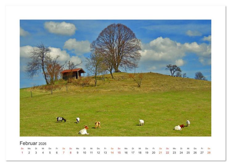 Produktbild: Nordhessen ist fotogen - Werra-Mei&szlig;ner - Edition (hochwertiger Premium Wandkalender 2026 DIN A2 quer), Kunstdruck in Hochglanz