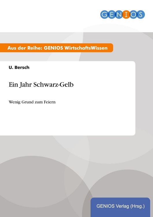 Produktbild: Ein Jahr Schwarz-Gelb
