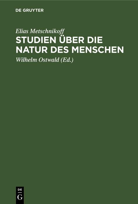 Produktbild: Studien &uuml;ber die Natur des Menschen