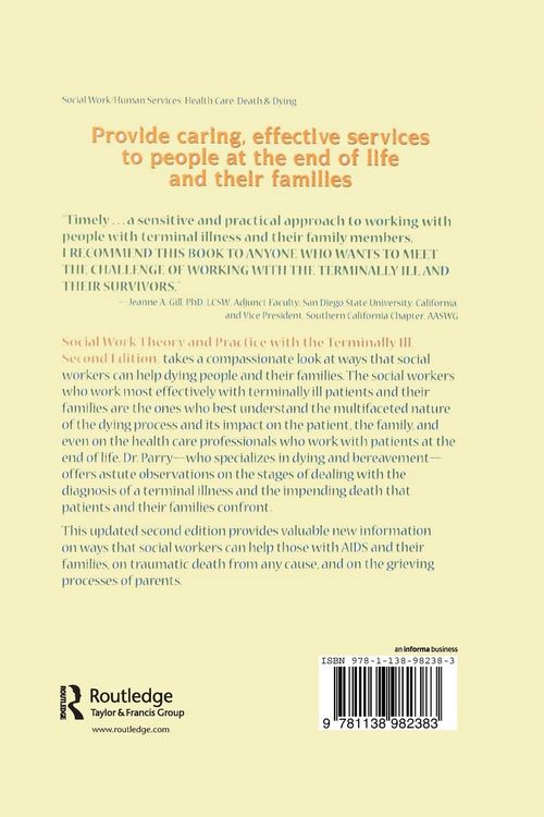 Produktbild: Social Work Theory and Practice with the Terminally Ill