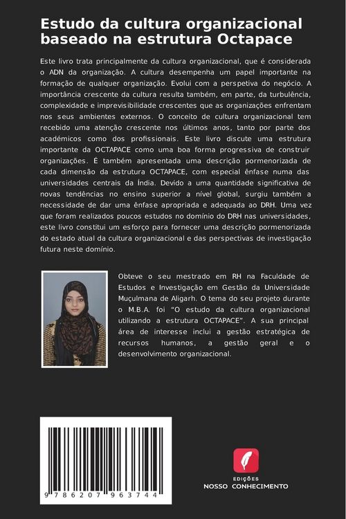 Produktbild: Estudo da cultura organizacional baseado na estrutura Octapace