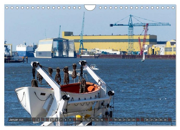 Produktbild: Bremen Vegesack - Ein Stadtteil mit Flair (Wandkalender 2026 DIN A4 quer), CALVENDO Monatskalender